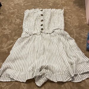stripped romper